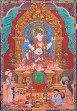 Buddhist Painting - Lakshmi Devi Buddhism